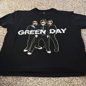 Gildan Black Graphic Band Tee